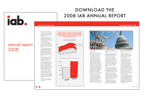 2008 IAB Annual Report