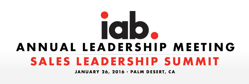 Sales Leadership Summit @ IAB Annual Leadership Meeting