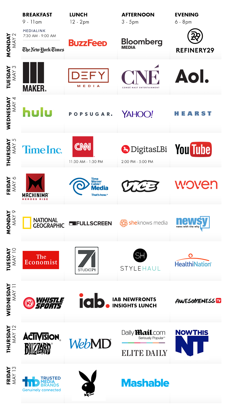 Digital Content NewFronts 2016