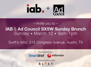 IAB & Ad Council at SXSW Sunday Brunch