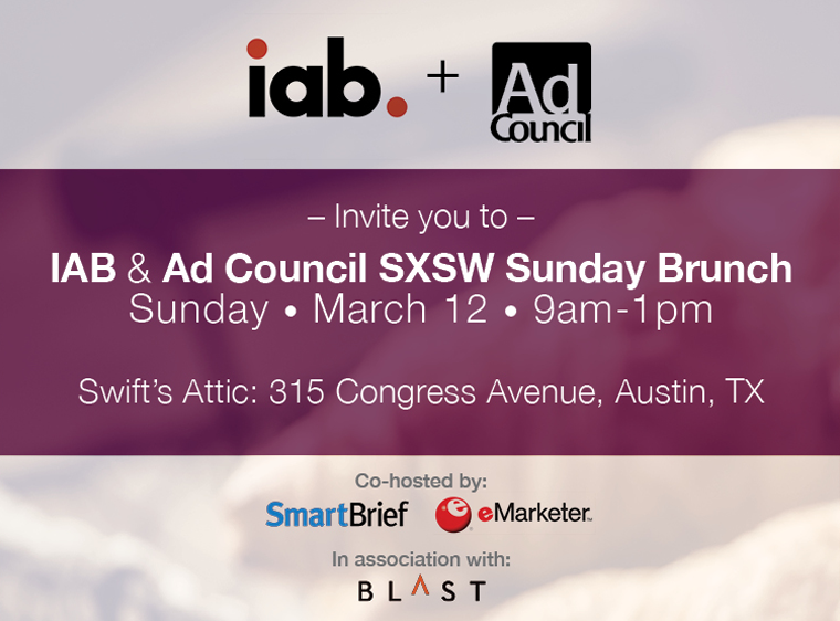 IAB & Ad Council at SXSW Sunday Brunch