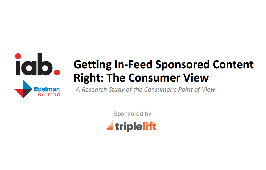 getting in feed sponsored content right the consumer view