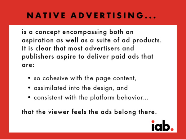 Insights 2019: Native Advertising 29