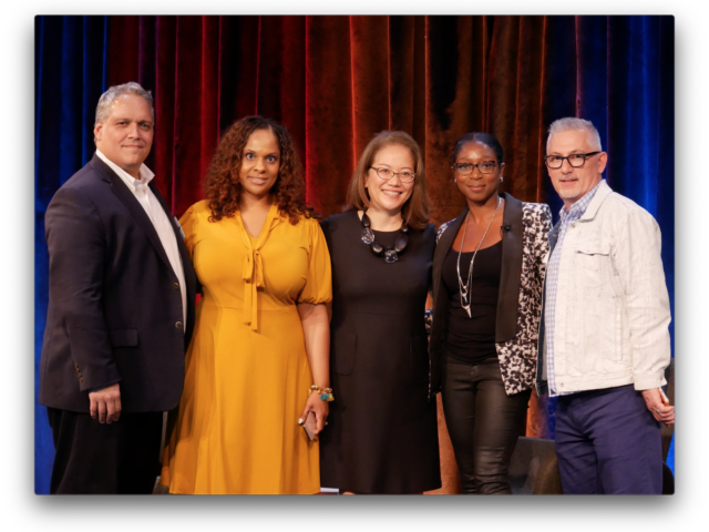 Multicultural Council Co-chair Nelson Pinero (GroupM), IAB's Orchid Richardson, Nielsen's Mariko Carpenter, Multicultural Council Co-chair Stacy Graham (BET) and IAB's Joe Pilla