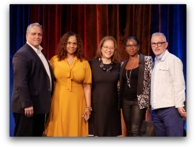 Multicultural Council Co-chair Nelson Pinero (GroupM), IAB&#039;s Orchid Richardson, Nielsen&#039;s Mariko Carpenter, Multicultural Council Co-chair Stacy Graham (BET) and IAB&#039;s Joe Pilla