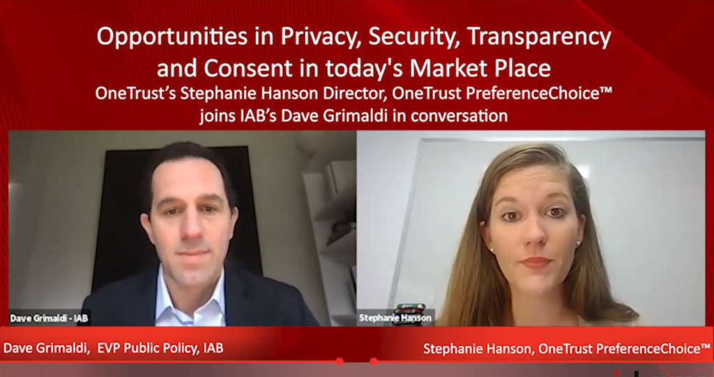Opportunities in Privacy, Security, Transparency and Consent in Today's Market Place