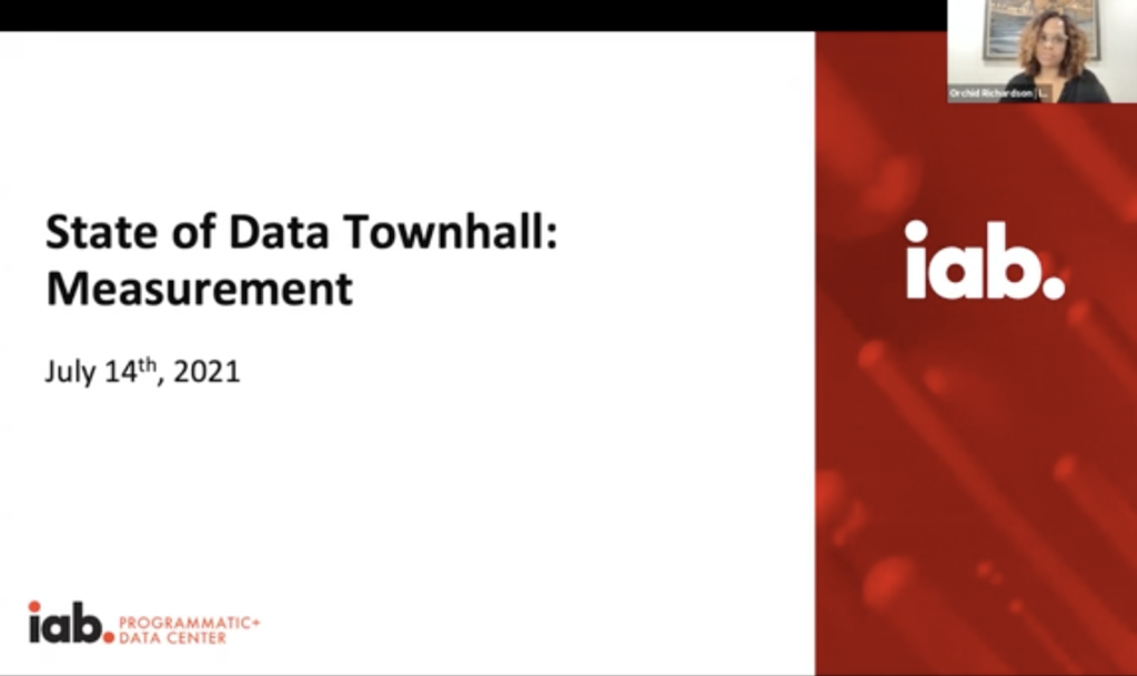 State of Data Town Hall: Measurement