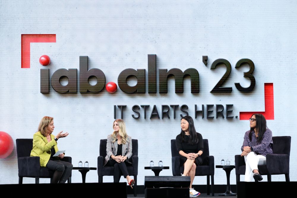 2023 IAB ALM: Leadership Speaks: Creating a More Inclusive Industry - Lisa Sherman, The Ad Council; Lauren Weinberg, Square; Christena Pyle, dentsu; Michele Fino, Crackle Plus