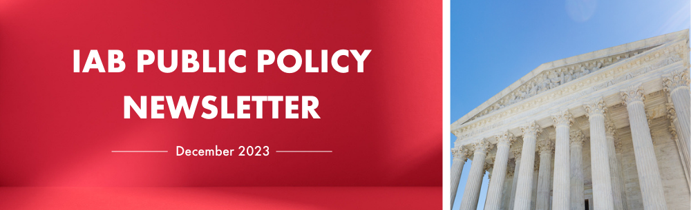 IAB Public Policy December Newsletter Header Image