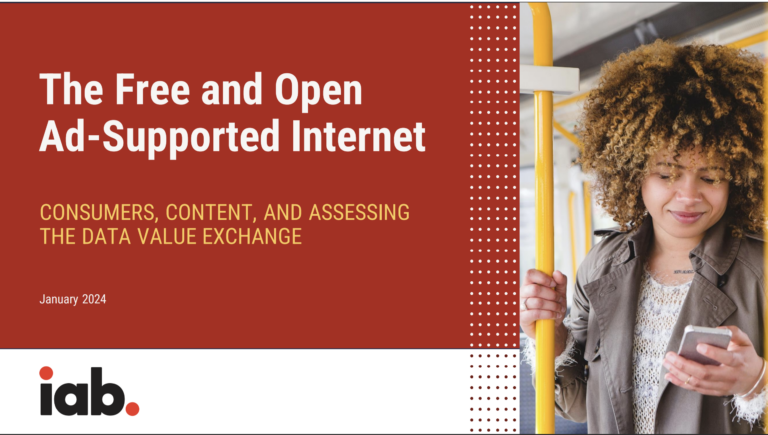 The Free and Open Ad-Supported Internet: Consumers, Content and Assessing the Data Value Exchange