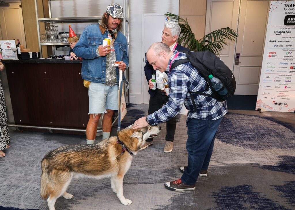 Dog at 2026 IAB Annual Leadership Meeting