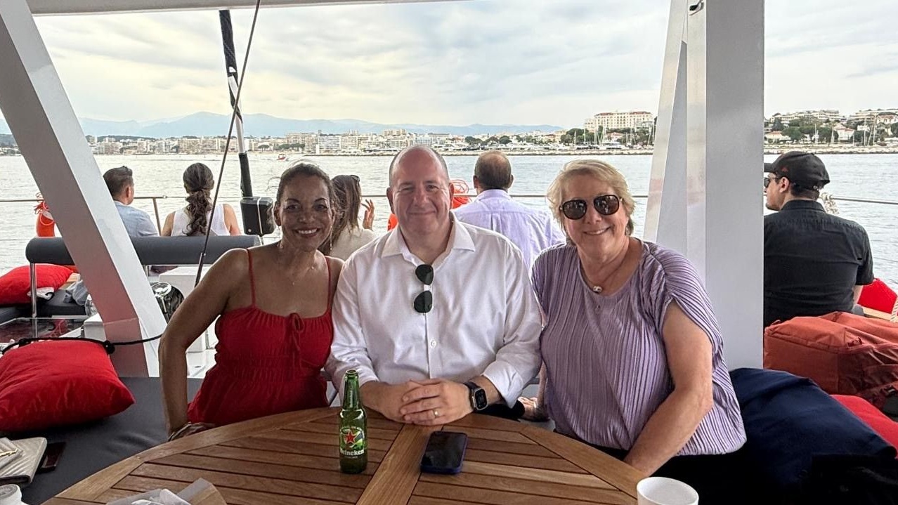Recap Header Image of David Cohen and IAB Senior Leadership at Cannes