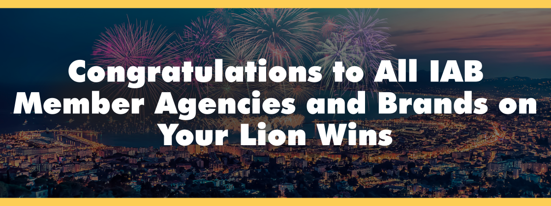 Congrats Banner to Cannes 2025 Winners