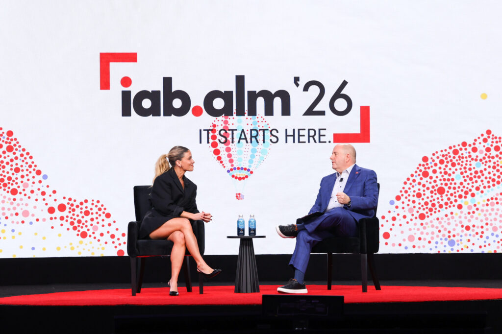 Image of Kendall Toole (Fitness Instructor, Content Creator, Lifestyle Entrepreneur & Mental Health Advocate) and David Cohen (Chief Executive Officer at IAB)